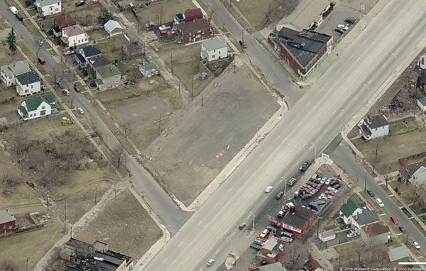 Dawn Theatre - Now An Empty Lot (newer photo)